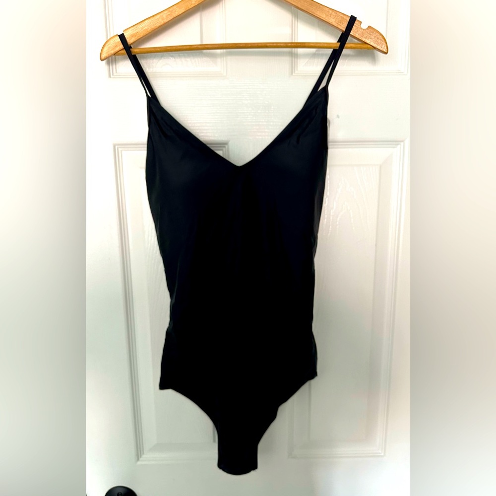 NWT Marika Black Swimsuit - Laced Up Back
